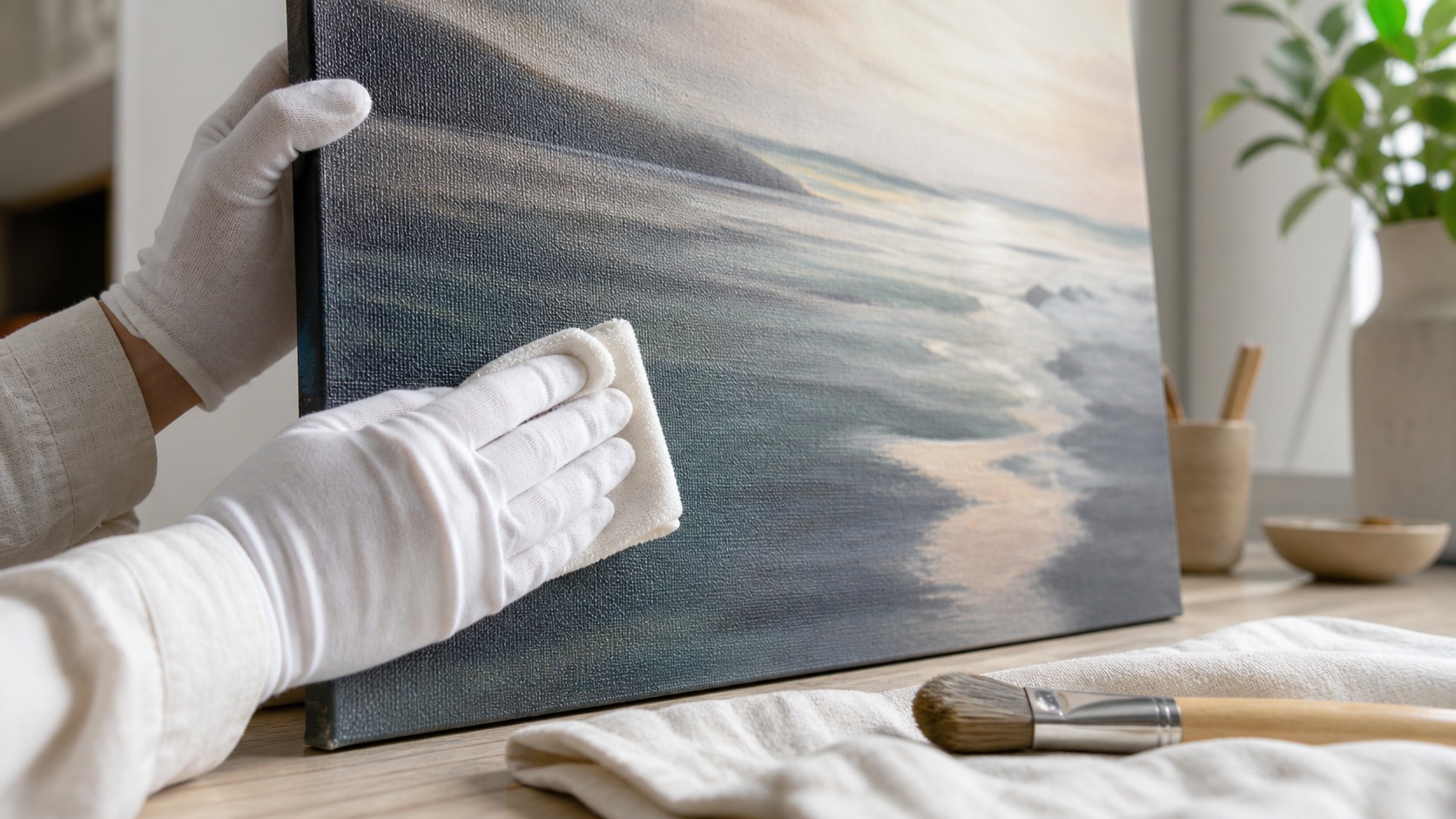 How to Clean Canvas Art Without Damaging the Print or Fabric